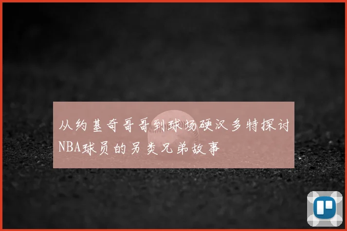 从约基奇哥哥到球场硬汉多特探讨NBA球员的另类兄弟故事